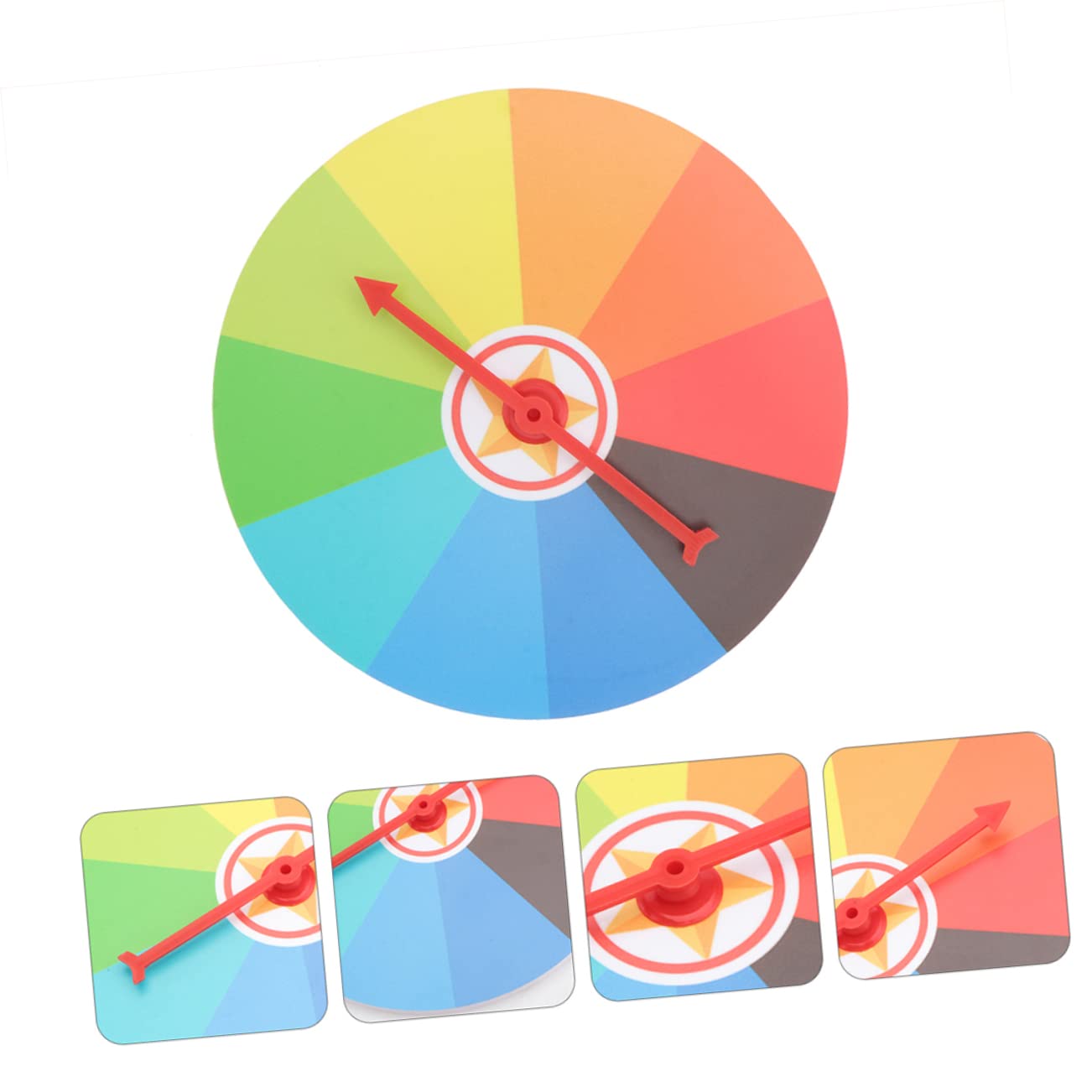 ERINGOGO Board Game Draw Game Wheel 1 Set of Spinning Prize Board Lightweight Fun for Boys and Girls Adults