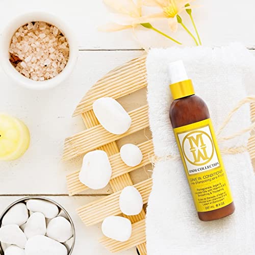 Omm Collection Natural Lightweight Leave In Conditioner-Moisturizing Detangler Spray For Frizzy & Curly Hair - Prevents Breakage - Color Safe Cream Conditioner, For Dry Damaged & Over Processed Hair #TOP4