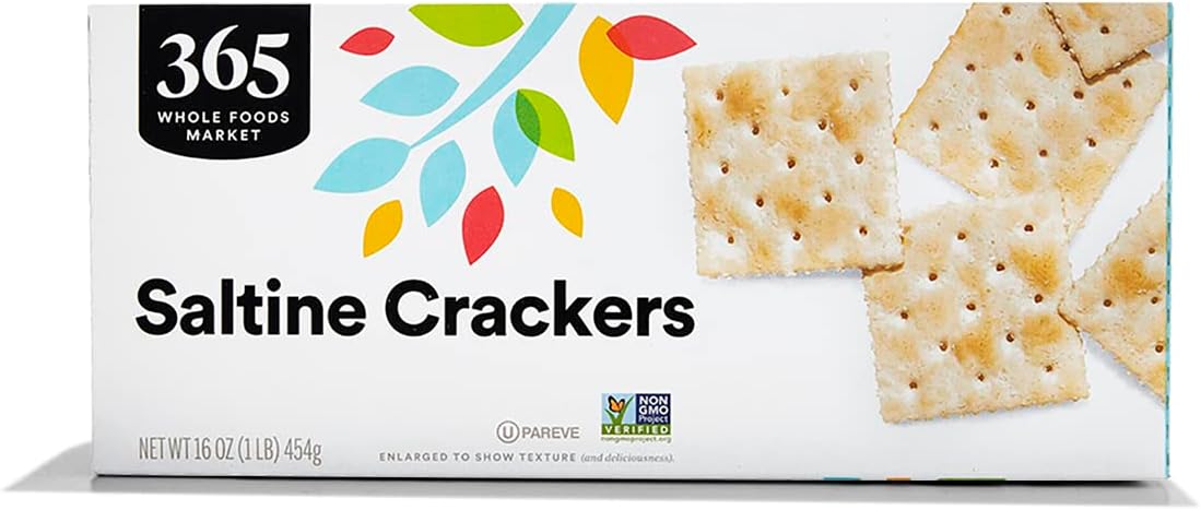 365 by Whole Foods Market, Salted Saltine Crackers, 16 Ounce