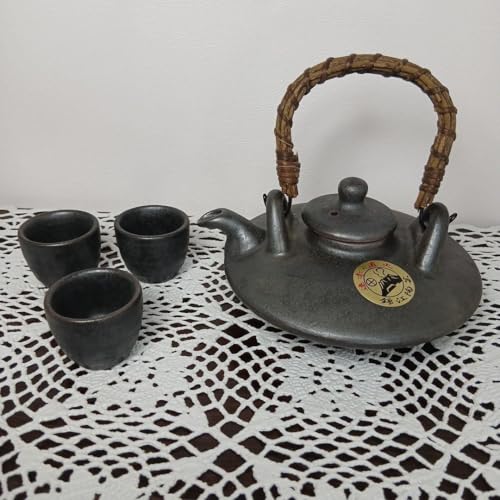 錦江陶芸 薩摩焼黒千代香セット