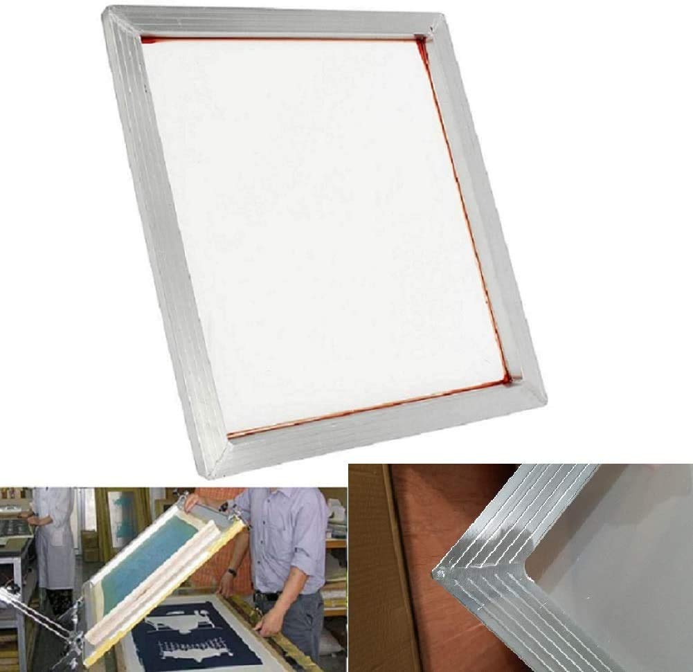 Scoop Coater Sérigraphie FINGERINSPIRE - 2 Tailles (16.5cm Et 30.5cm) Aluminium + 50 Bâtons Bois