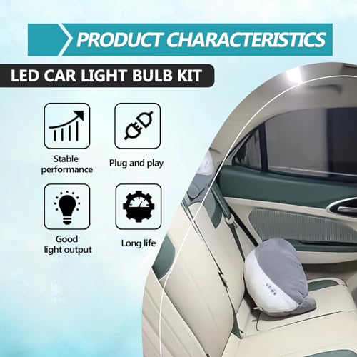 Kit de 70 luces LED interiores para autos miniatura 4