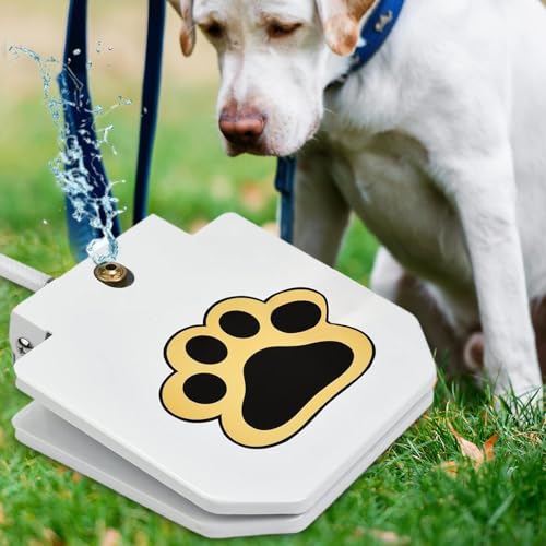Pression réglable pour fontaine à eau de chien sur tapis de jeu extérieur - 4
