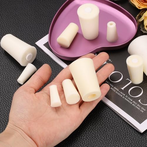Bouchon conique silicone résistant pour éviter les fuites de flacons 20-27mm