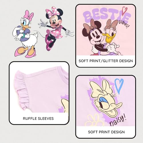 Image of Disney Girls' 2-Pack Short Sleeve T-Shirts for Baby & Kids