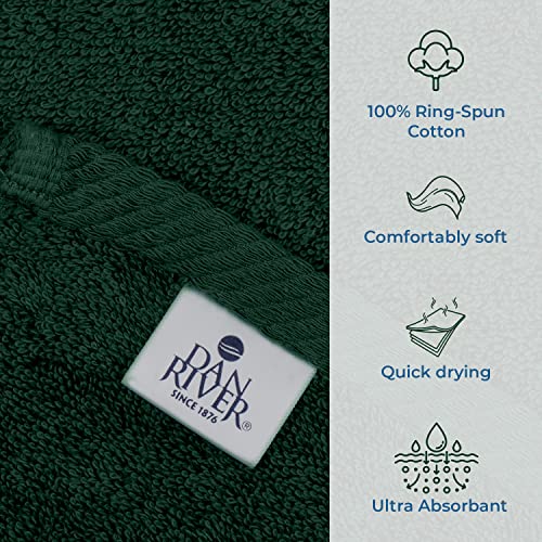 Dan River 100% Cotton Luxury Oversized Bath Towel 40”X80” Clearance Pack Of 1 – 600 Gsm Highly Absorbent & Quick Dry Extra-Large Bath Sheet For Bathroom, Hotel, Spa, Beach, Pool, Gym In Huntergreen #TOP2