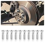 10PCS M12x1.50 Wheel Stud 90113S5H005 610-269,Steel Wheel Bolts,Replacement Wheel Lug Stud Kit Compatible with Acura Honda (10PCS)