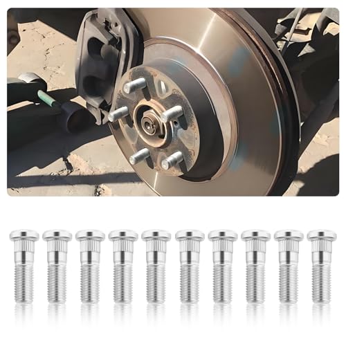 10PCS M12x1.50 Wheel Stud 90113S5H005 610-269,Steel Wheel Bolts,Replacement Wheel Lug Stud Kit Compatible with Acura Honda (10PCS)