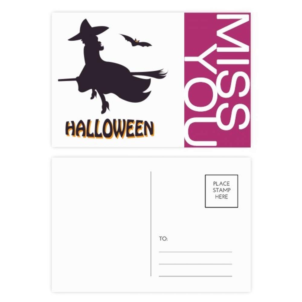 Cartes postales Halloween sorcières DIYthinker 20pcs - 4