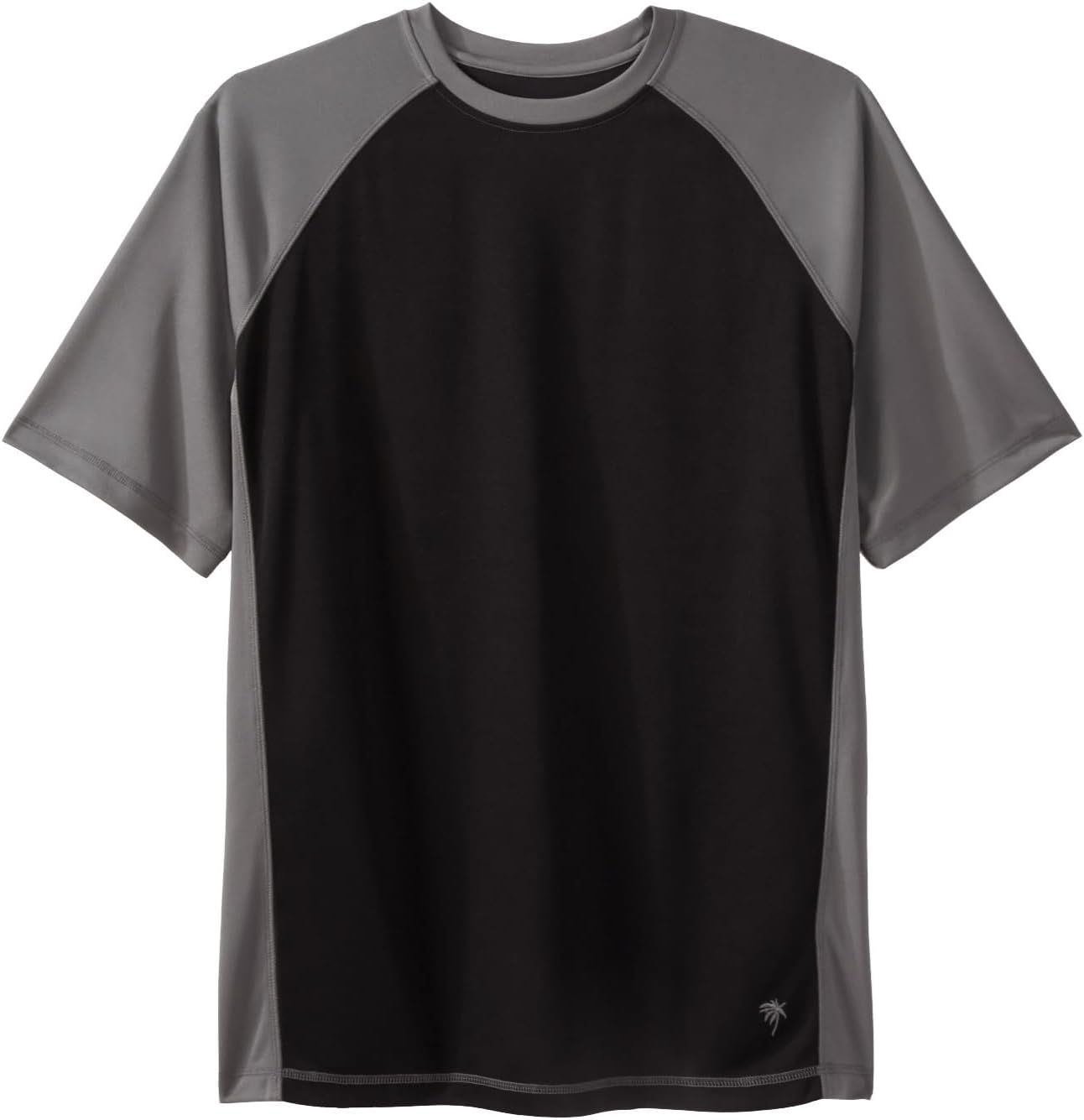 KingSize Men's Big & Tall Cling-Free Raglan Short Sleeve Swim Shirt