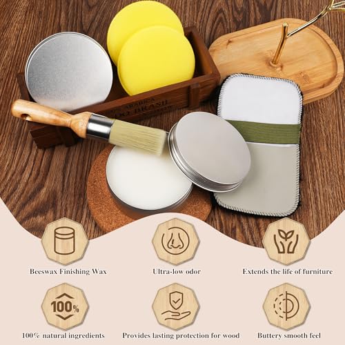 Furniture Finishing Wax Chalk Paint Clear Finishing Wax by Qoroos - Used condition - Image 4