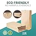 Fit Meal Prep 200 Pack 6 lb Brown Paper Lunch Bags, 11 x 6 x 3.5
