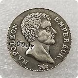 NIUBB Pièce de Monnaie française, Premier Empire, Copie de 1 Franc de l'Empereur Napoléon