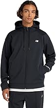 New Balance AMJ53174 Men's Double Knit Hoodie, Fleece Lined