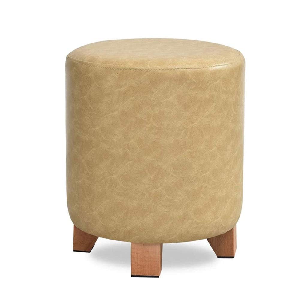 Pouf rond imperméable et anti-choc pour salon moderne