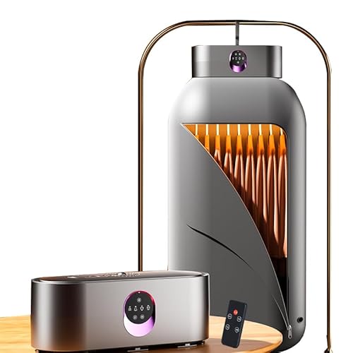 Wäschetrockner Elektrisch Tragbarer, 600W Tragbarer Mini- Wärmepumpentrockner mit Timer, Warmlufttrockner Klein für Apartment, Zuhause, Reisen (Grau)