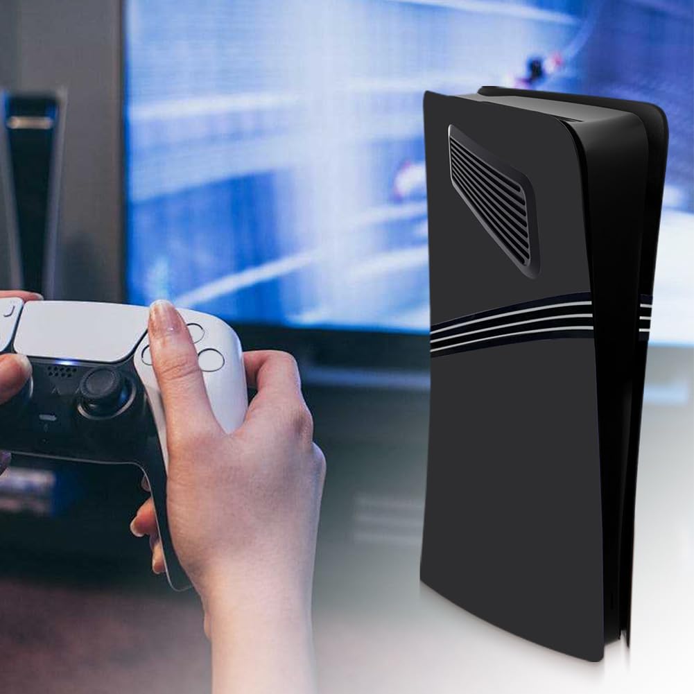 Placa frontal de repuesto para consola PS5 Pro con ventilación de refrigeración a prueba de golpes funda protectora