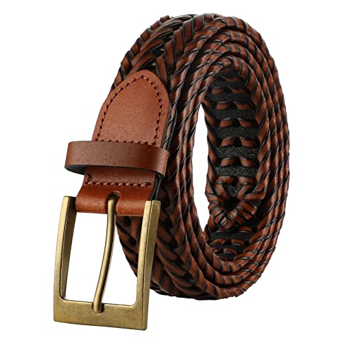 Image of Lavemi Men's Real Leather Ratchet Dress Belt with Automatic Buckle,Elegant Gift Box