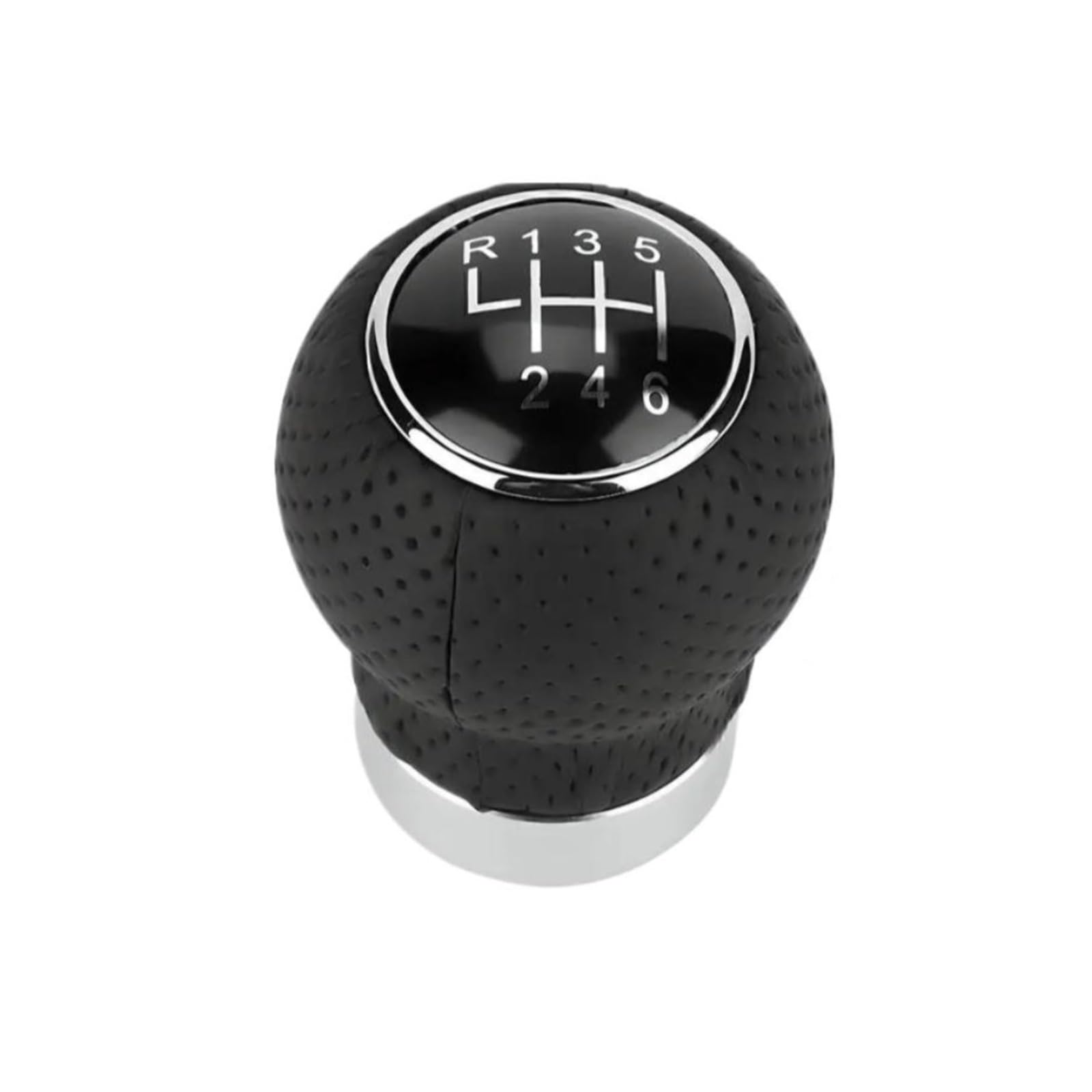 For PU Leather Car Gear Shift Knob Shifter 6 Speed Manual Transmission