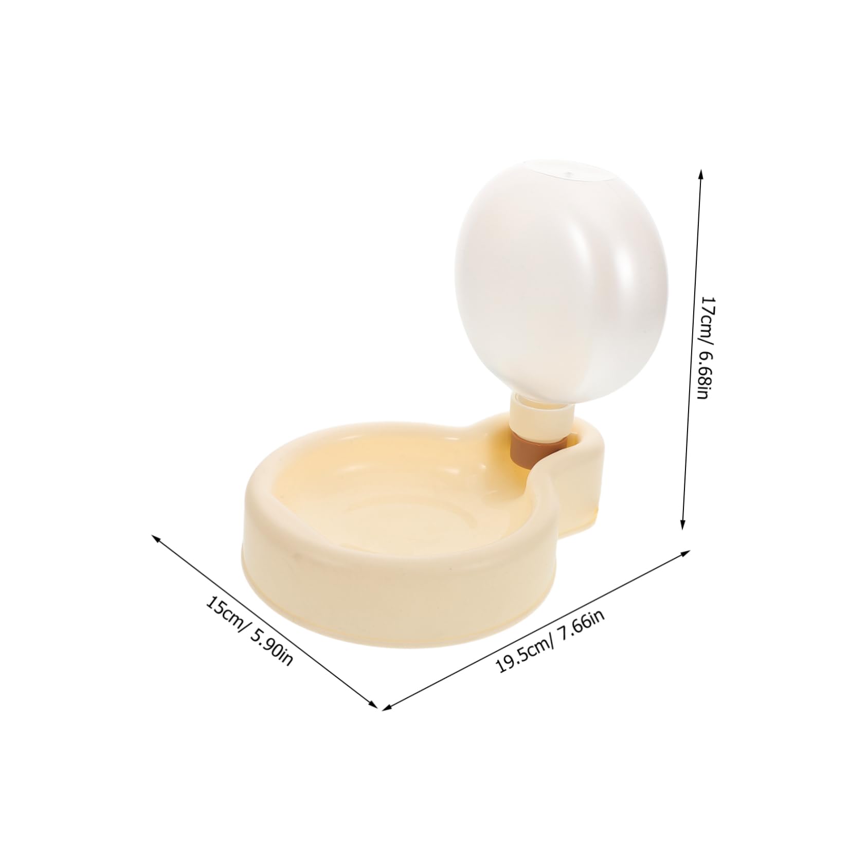 VICASKY Dog Bottle Portable Pet Drinking Cup with Operation Leakproof Design for Hiking Walking and Odor Material