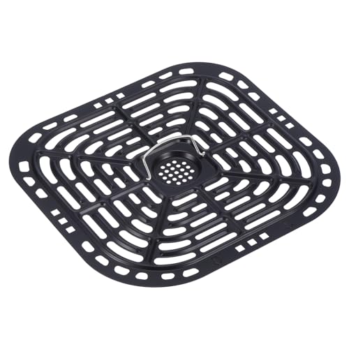 Placa de parrilla reemplazo para freidora MECCANIXITY, 8.97 x 9.36 pulgadas, antiadherente, apta para lavavajillas, color negro miniatura 1