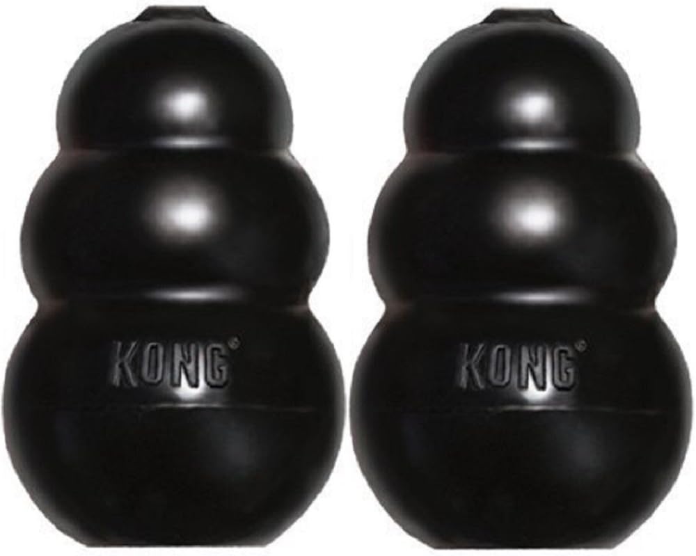 Extreme Dog Pet Toy Dental Chew (2 Pack), Large, Large - 2 Pack, Black, Model:K1-2