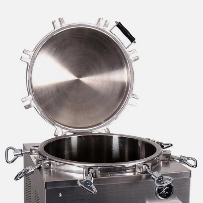 35L Vertical Pressure Steam Autoclave Sterilizer LED Display Automation 105-134℃ for Lab Use