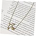 Ladies Necklace Sterling Silver Locket Necklaces for Women Fashion Golden