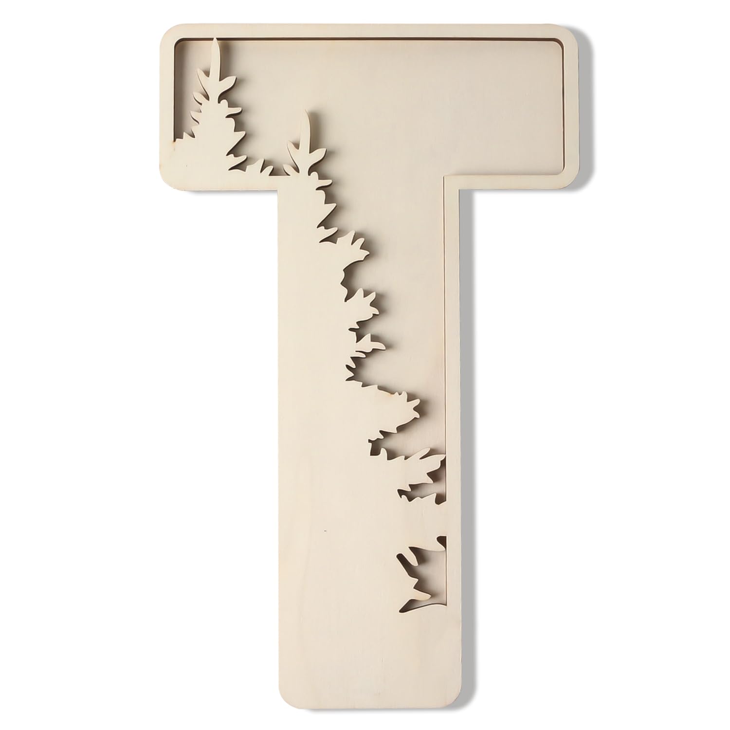 Lettres alphabet bois à peindre pour décoration murale chambre bébé 30cm