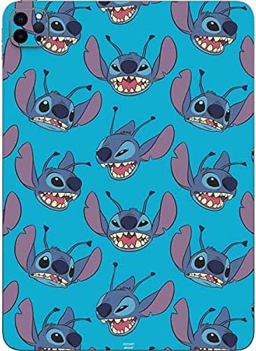Skinit Decal Tablet Skin Compatible with iPad Pro 11in (2021) - Officially Licensed Disney Lilo and Stitch Face Expression Pattern Design