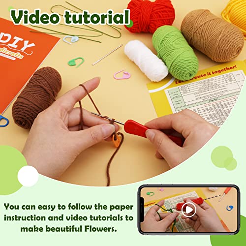 Icyant Ensemble De Tricot Pour Débutants Et Adultes, 52 Pcs Aiguilles à