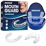 Anti Grinding Guard, Mouth Guard for Grinding Teeth at Night, Mouth Guard for Sleeping, Perfect fit Night Guards for Teeth Grinding, Reusable Mouthguard for Adults