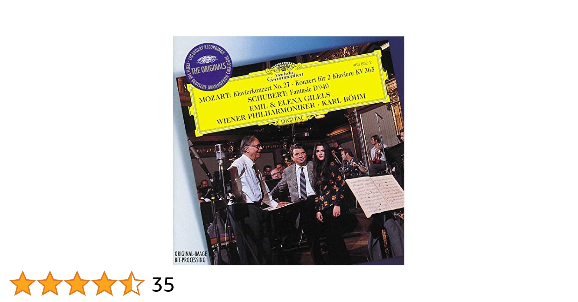 ヴァンハル：ピアノ協奏曲ハ長調Weinmann IIa：C5 Wolfgang Amadeus Mozart, Franz Schubert, Karl Böhm, Vienna