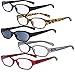 Eyekepper 5 Pack Reading Glasses Women - Spring Hinge Ladies Readers +0.50