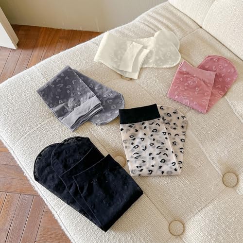 Women's Socks Casual Cotton Knit Sock for Women, Floral Frilly Cute Women’s Calf Socks for Women2