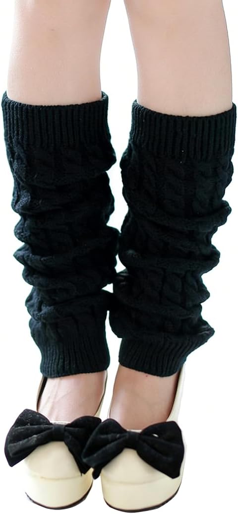 Womens Fashion Knit Long Socks Boot Cuffs Topper Legging Pads Ankle Heap Sock Winter Thermal Warm Leg Warmers