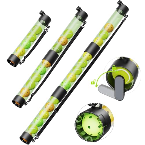 SELMOR 17 Balls Pickleball Ball Retriever & Ball Holder...