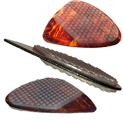 Livinwell Guitar Pick Grips 16Pc Large Grippy Not Sticky Durable Reusable Soft Thin Stick On Grip For Picks Non Slip Hold Control & Comfort #TOP1