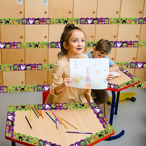 Autocollants festonnés d'Halloween pour décorer la salle de classe - 7