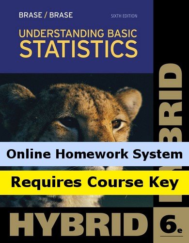 Aplia for Brase/Brase's Understanding Basic Statistics, Hybrid, 6th Edition
