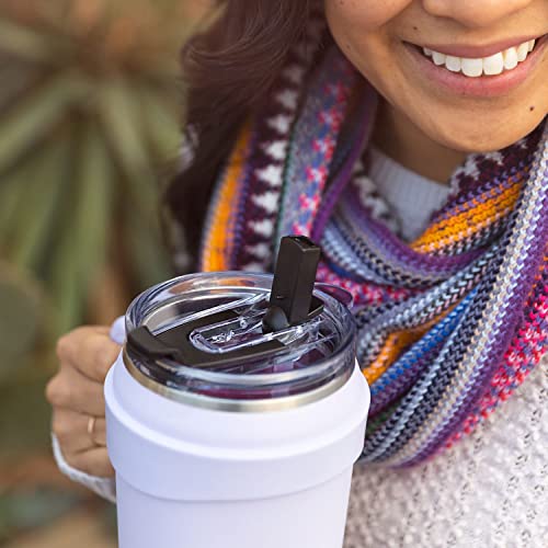 Hydrapeak Roadster 40Oz Tumbler With Handle And 2-In-1 Straw Lid, Insulated Leak Proof Double Walled Stainless Steel Coffee Travel Mug - Keeps Cold For 34 Hours Or Hot For 10 Hours (Ice) #TOP4