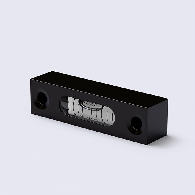 Nivel de Burbuja de Precisión en Metal, Vial de Vidrio, 58mm miniatura 9