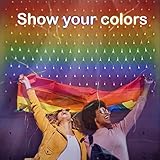 LED | Tiene 216 luces LED para iluminar la bandera. ¡Ilumínate con esta bandera lgbtqia+ única! Nuestros LEDs son de alta calidad, de bajo consumo y todos nuestros productos se someten a pruebas de frío, calor y envejecimiento.