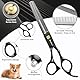 Wenshall 7,0 Zoll Hundepflege Schere Set Hund gerade Schere & Ausdünnungsschere & Gebogene Schere & chunker & Comb 5Stk Set