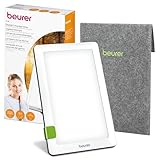 Beurer TL 30 Tageslichtlampe, Simulation von Tageslicht, bis zu 10.000 Lux, Medizinprodukt, flimmer- und UV-freie LED-Technologie, Tageslichtleuchte mit verstellbarer Halterung und Tasche
