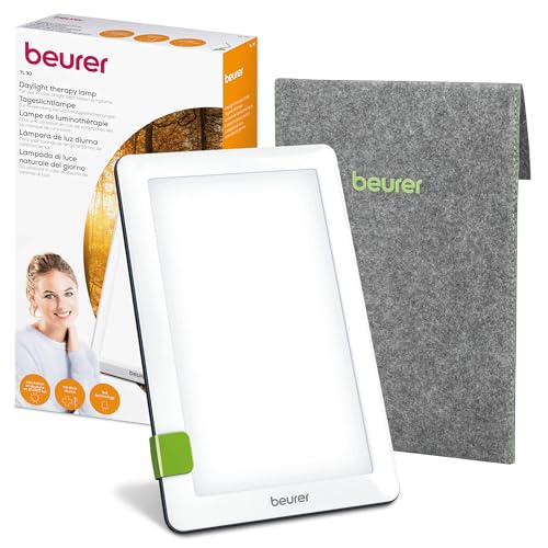 Beurer TL 30 Tageslichtlampe, Simulation von Tageslicht, bis zu 10.000 Lux, Medizinprodukt, flimmer- und UV-freie LED-Technologie, Tageslichtleuchte mit...