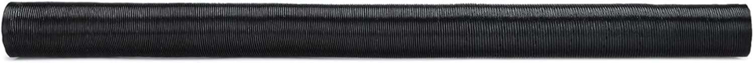 Black Aluminum Foil Dryer Vent Hose 2.36 Inch by 3.28 Ft for Grow Tents Dryer Rooms Inline Fans Kitchens Portable ACs