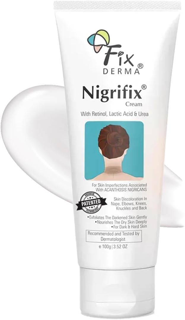 Fixderma Nigrifix cream for Acanthosis Nigricans | Underarm Cream Effective for Armpit, Knees, Elbows & Knuckles | Dermatologist Tested - 3.52 OZ