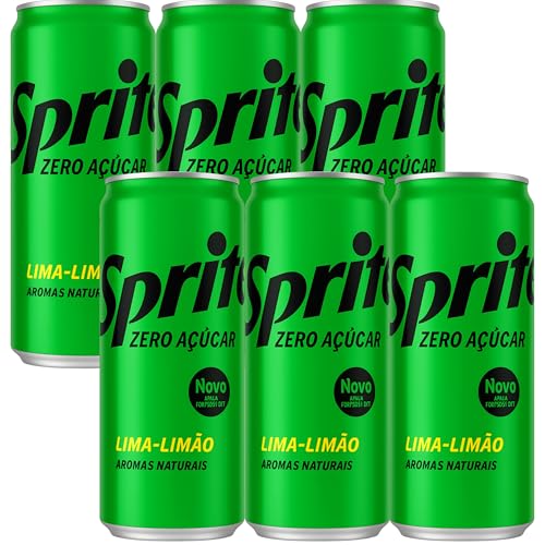 Sprite Zero Açúcar Lata 310ml - Pack com 6 Unidades