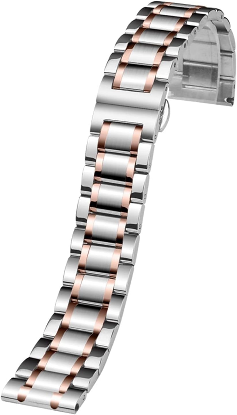 Bracelet de montre acier inoxydable universel 18mm 20mm 22mm argent or